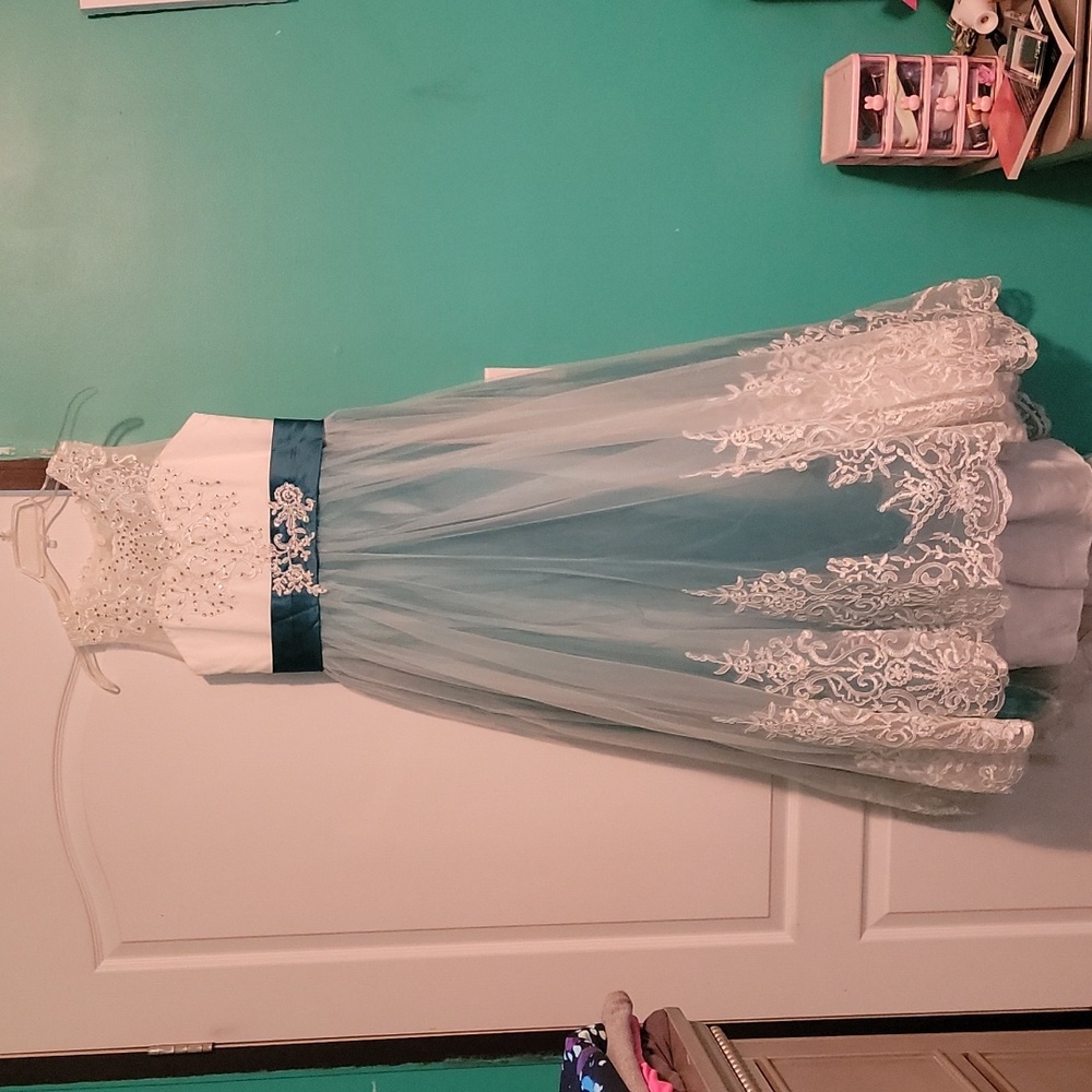Miniature brides dress